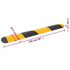 Speed Hump Yellow&Black 226x32.5x4 cm Rubber