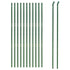 Wire Mesh Fence Green 1.8x25 m Galvanised Steel