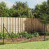 Wire Mesh Fence with Spike Anchors Anthracite 1x25 m