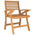 Garden Chairs 4 pcs 58x58x87 cm Solid Wood Acacia