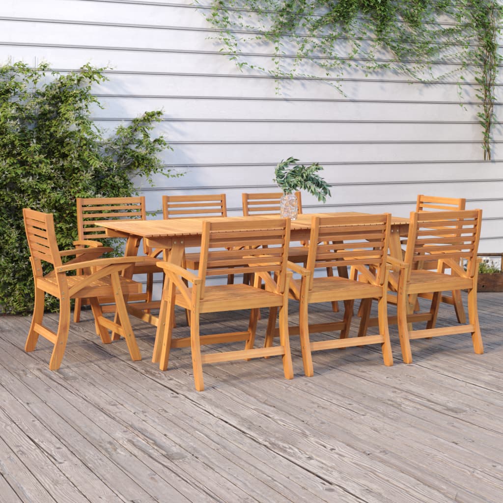 Garden Chairs 8 pcs 58x58x87 cm Solid Wood Acacia