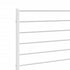 Metal Headboard White 137 cm Double