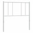 Metal Headboard White 90 cm