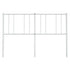 Metal Headboard White 137 cm Double