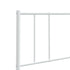 Metal Headboard White 137 cm Double