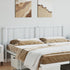 Metal Headboard White 183 cm King