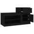 Shoe Cabinet Black 100x42x60 cm Engineered Wood