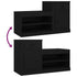 Shoe Cabinet Black 100x42x60 cm Engineered Wood