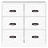 Sideboard White 70x35.5x67.5 cm Engineered Wood