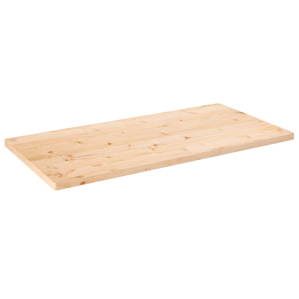 Table Top 110x55x2.5 cm Solid Wood Pine Rectangular