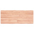 Table Top Light Brown 120x50x(2-6)cm Treated Solid Wood Live Edge