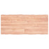 Table Top Light Brown 140x60x(2-6)cm Treated Solid Wood Live Edge