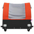 Bike Trailer Black and Orange 45 kg Iron