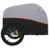 Bike Trailer Black and Orange 45 kg Iron