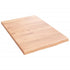 Bathroom Countertop Light Brown 40x60x2 cm Treated Solid Wood