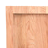 Bathroom Countertop Light Brown 60x30x4 cm Treated Solid Wood