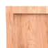 Bathroom Countertop Light Brown 80x40x4 cm Treated Solid Wood