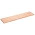 Bathroom Countertop Light Brown 160x40x4 cm Treated Solid Wood