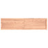 Bathroom Countertop Light Brown 160x40x4 cm Treated Solid Wood