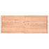 Bathroom Countertop Light Brown 160x60x4 cm Treated Solid Wood