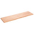 Bathroom Countertop Light Brown 180x50x4 cm Treated Solid Wood