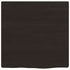 Bathroom Countertop Dark Brown 40x40x4 cm Treated Solid Wood