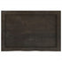 Bathroom Countertop Dark Brown 60x40x4 cm Treated Solid Wood