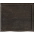 Bathroom Countertop Dark Brown 60x50x4 cm Treated Solid Wood