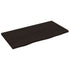 Bathroom Countertop Dark Brown 80x40x2 cm Treated Solid Wood