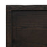 Bathroom Countertop Dark Brown 100x50x4 cm Treated Solid Wood