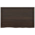 Bathroom Countertop Dark Brown 100x60x6 cm Treated Solid Wood