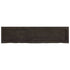 Bathroom Countertop Dark Brown 120x30x4 cm Treated Solid Wood