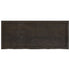 Bathroom Countertop Dark Brown 120x50x4 cm Treated Solid Wood