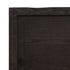 Bathroom Countertop Dark Brown 120x60x4 cm Treated Solid Wood