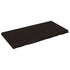 Bathroom Countertop Dark Brown 120x60x6 cm Treated Solid Wood