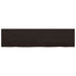 Bathroom Countertop Dark Brown 160x40x4 cm Treated Solid Wood