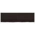 Bathroom Countertop Dark Brown 180x50x4 cm Treated Solid Wood