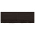 Bathroom Countertop Dark Brown 180x60x4 cm Treated Solid Wood