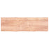 Table Top Light Brown 200x60x4 cm Treated Solid Wood Oak