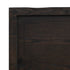 Table Top Dark Brown 60x60x4 cm Treated Solid Wood Oak