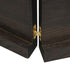 Table Top Dark Brown 180x50x4 cm Treated Solid Wood Oak