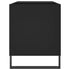 Record Cabinet Black 85x38x48 cm Engineered Wood