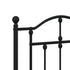 Metal Headboard Black 137 cm Double