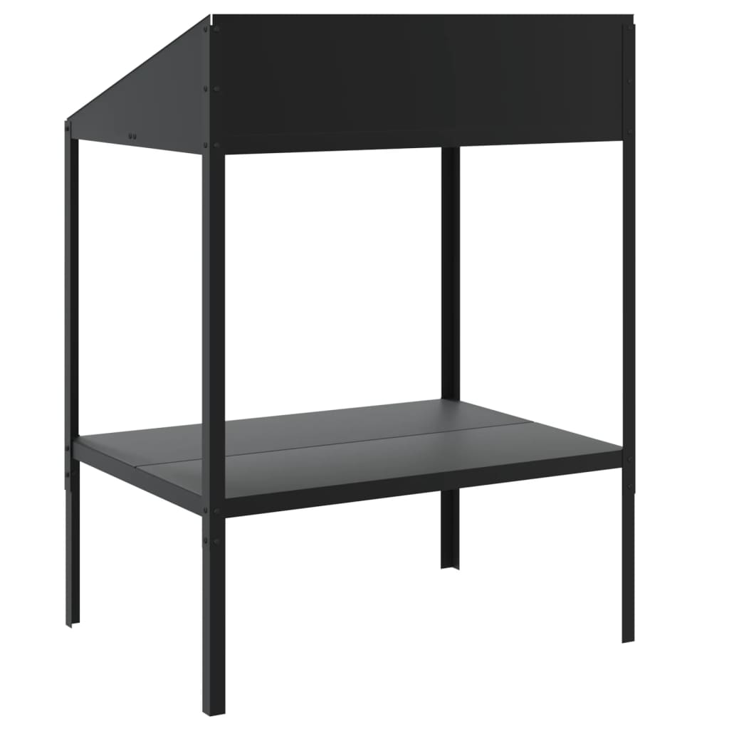 Plant Stand Anthracite 75.5x54.5x100 cm Galvanised Steel