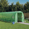 Greenhouse with Steel Frame Green 16 m² 8x2x2 m