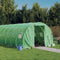 Greenhouse with Steel Frame Green 18 m² 6x3x2 m