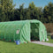 Greenhouse with Steel Frame Green 30 m² 10x3x2 m