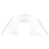 Greenhouse with Steel Frame White 54 m² 18x3x2 m