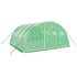 Greenhouse with Steel Frame Green 16 m² 4x4x2 m