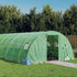 Greenhouse with Steel Frame Green 48 m² 12x4x2 m